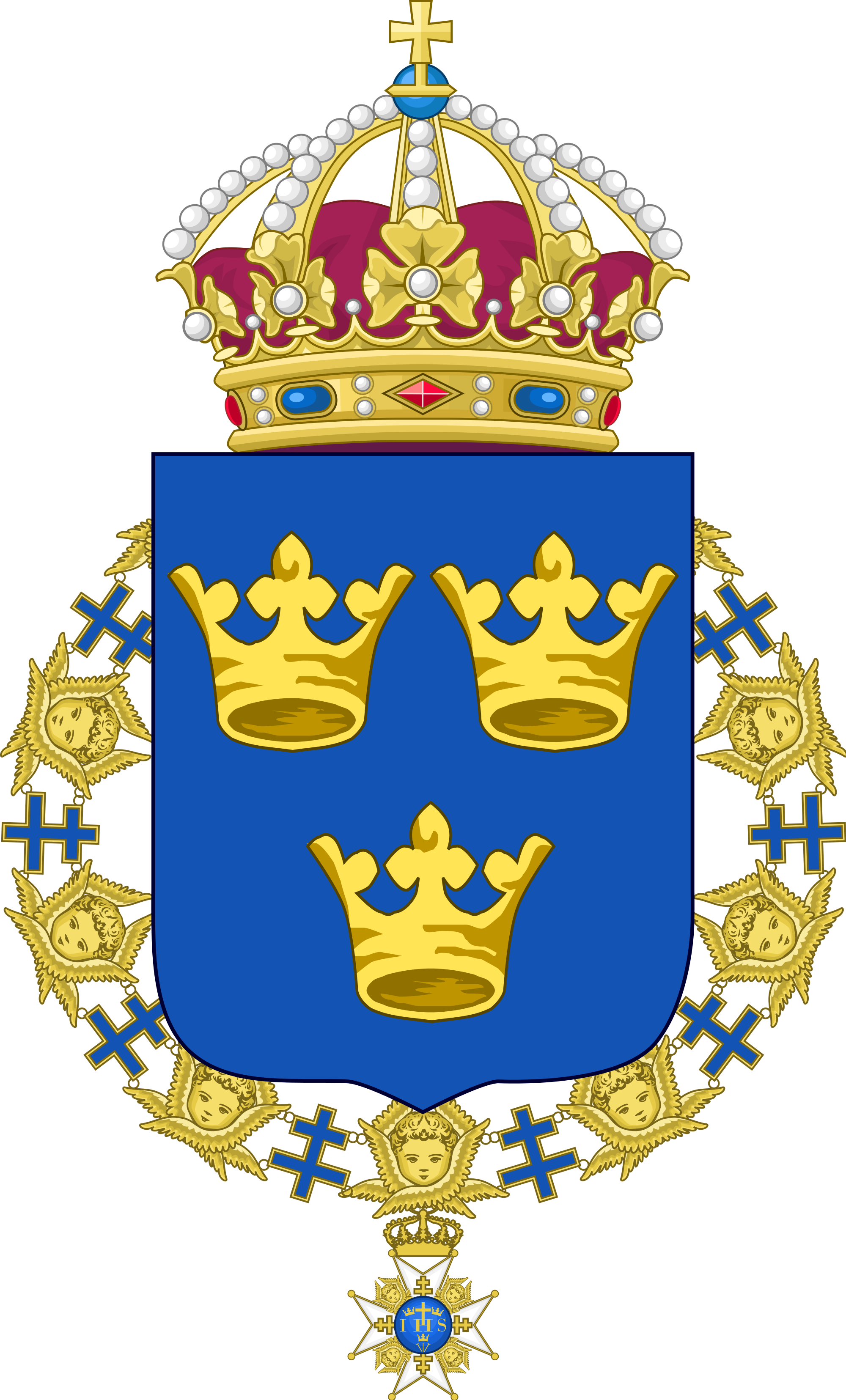 Sweden Coat Of Arms Vector - Constantinople Coat Of Arms, HD Png Download PNG with transparent background