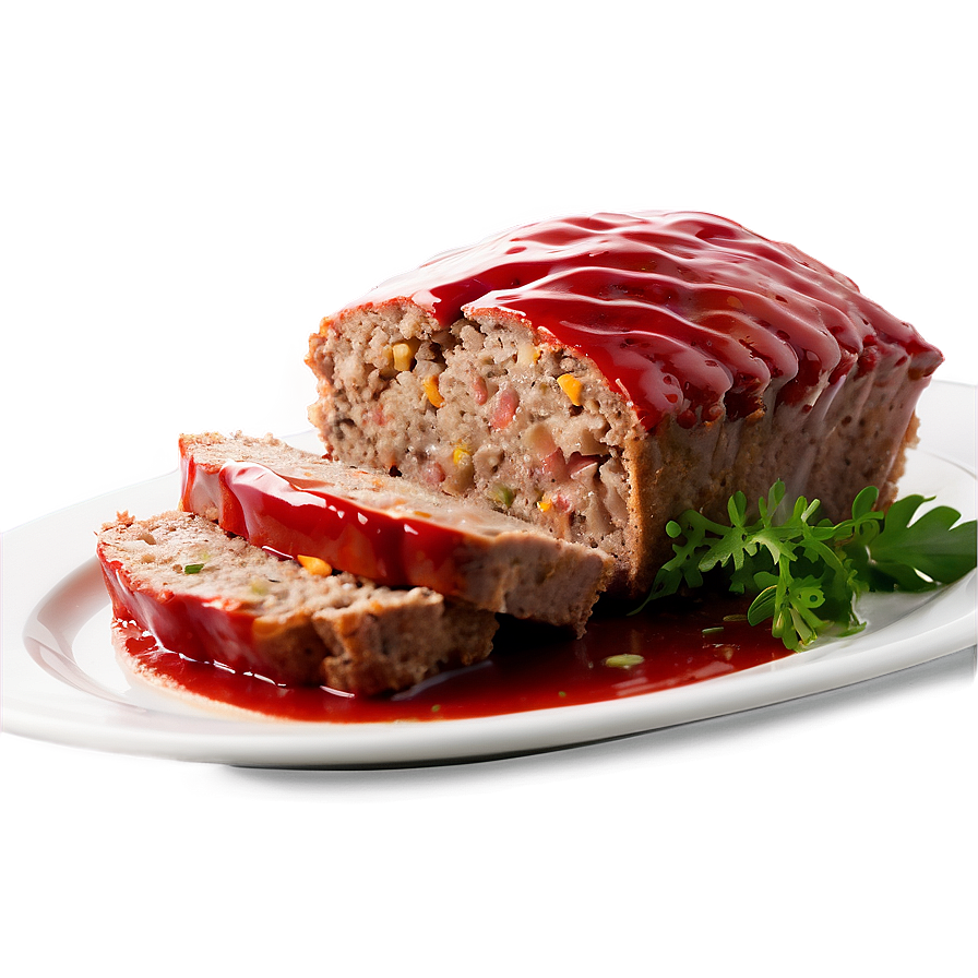 Sweet And Savory Meatloaf Png Kah