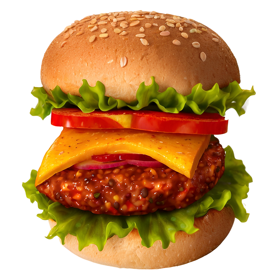 Sweet And Spicy Burger Png 5