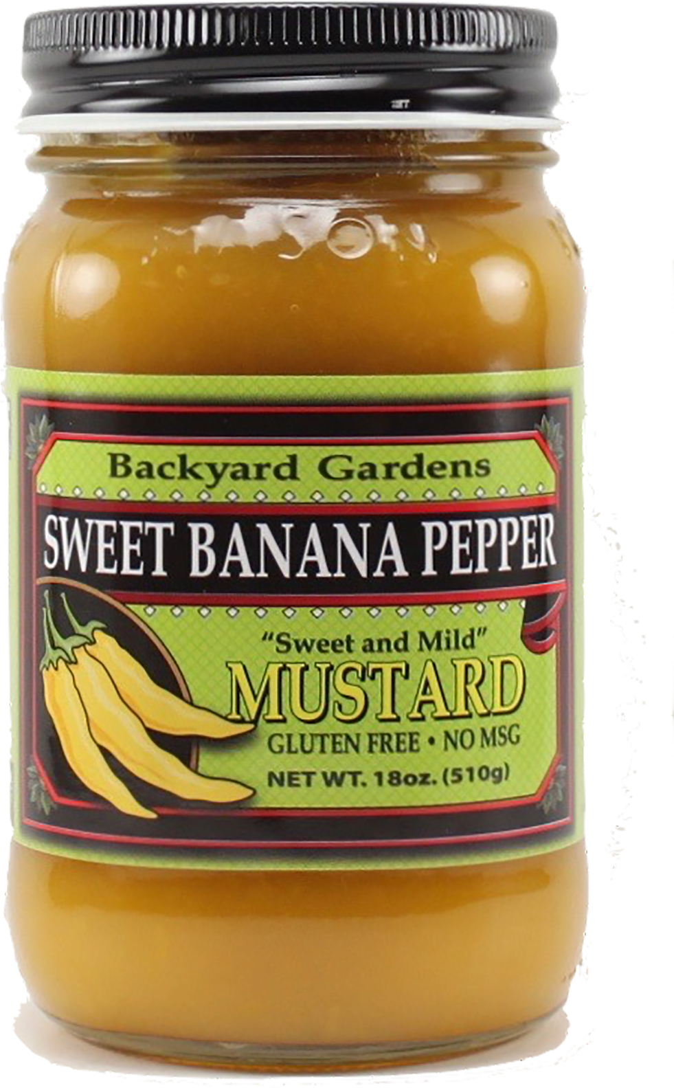 Sweet Banana Pepper Mustard Jar