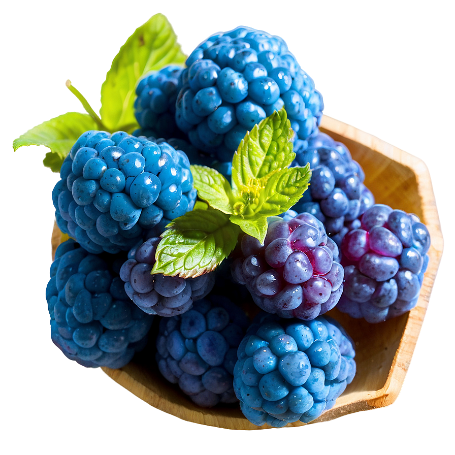 Sweet Blue Raspberry Bliss PNG 06212024 PNG image with a transparent background, free high-resolution download