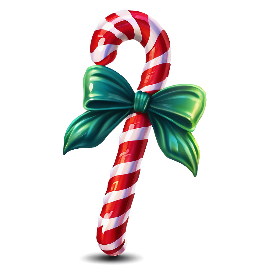 Sweet Candy Cane For Christmas Png 06292024