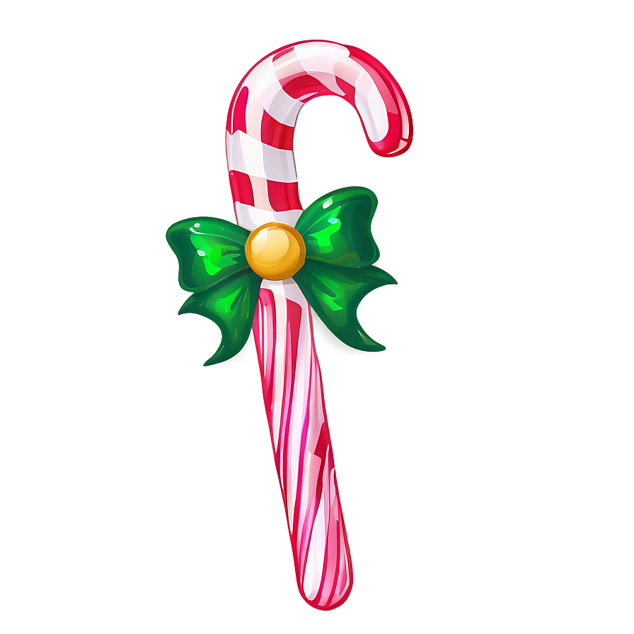 Sweet Candy Cane For Christmas Png Yoe