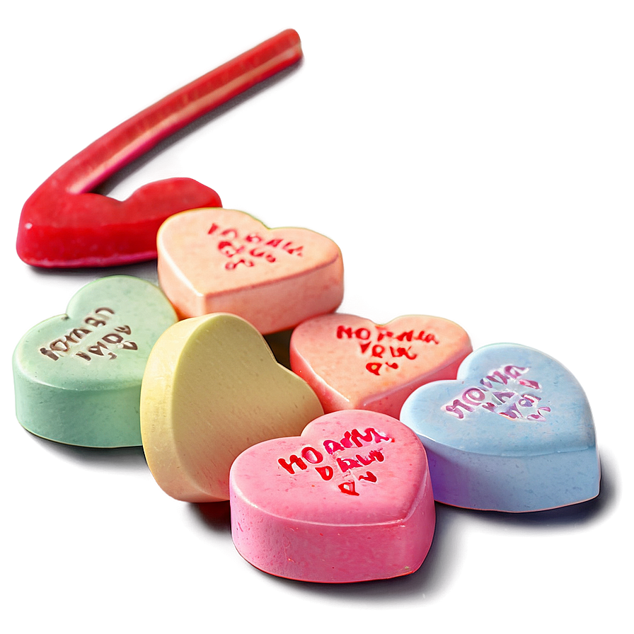 Sweet Candy Hearts PNG kkx64 PNG image with a transparent background, free high-resolution download