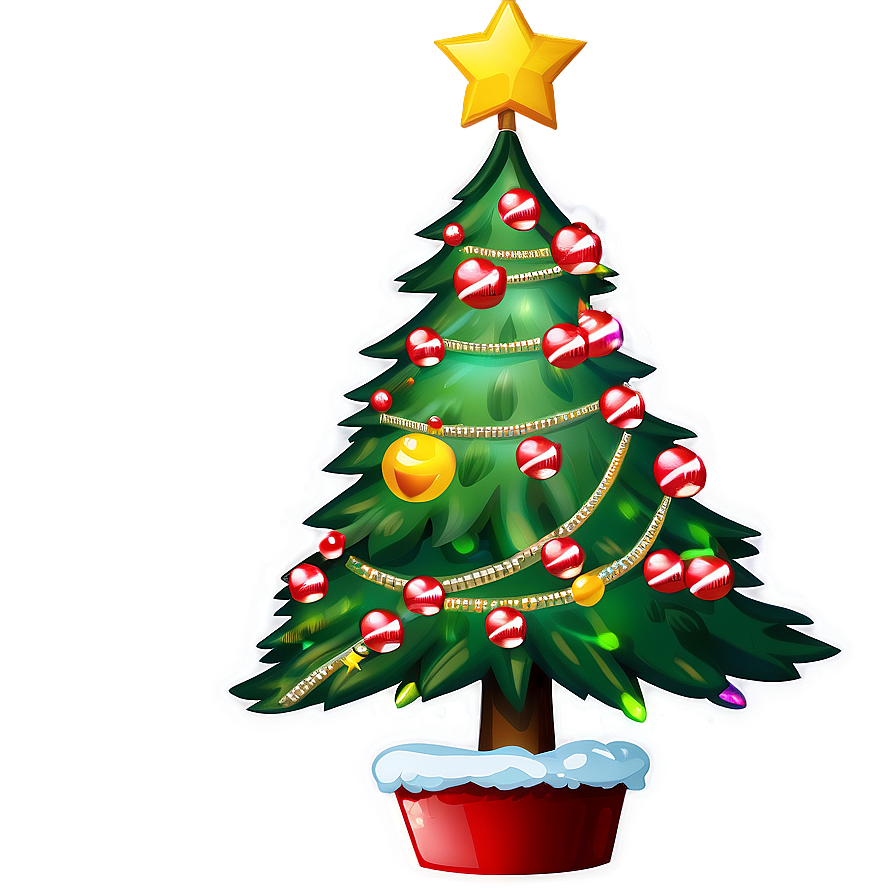 Sweet Christmas Tree Picture Png Bgw