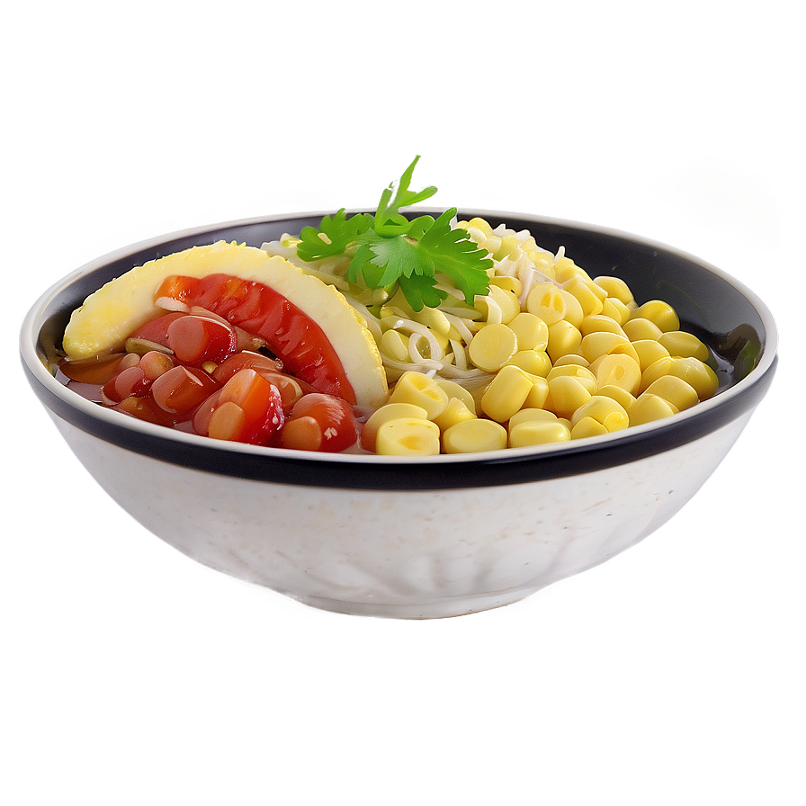 Sweet Corn Ramen Bowl Png 06212024