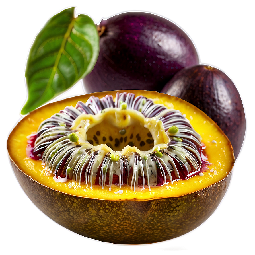 Sweet Passion Fruit Dessert Png 29