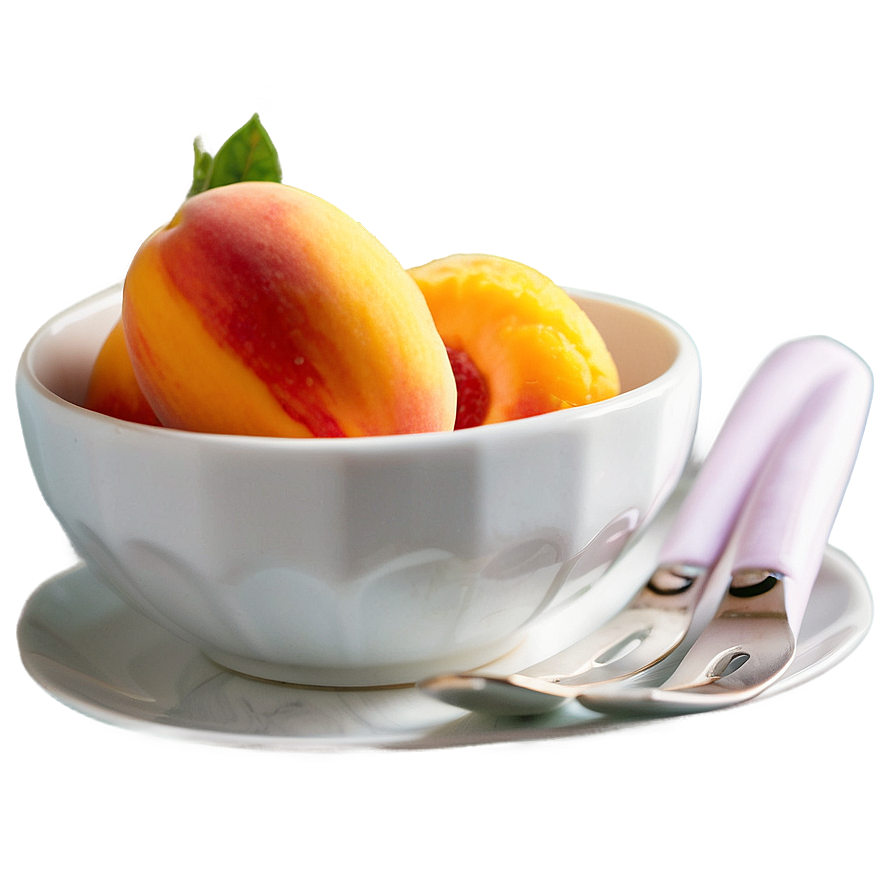 Sweet Peach Dessert Png Lae6