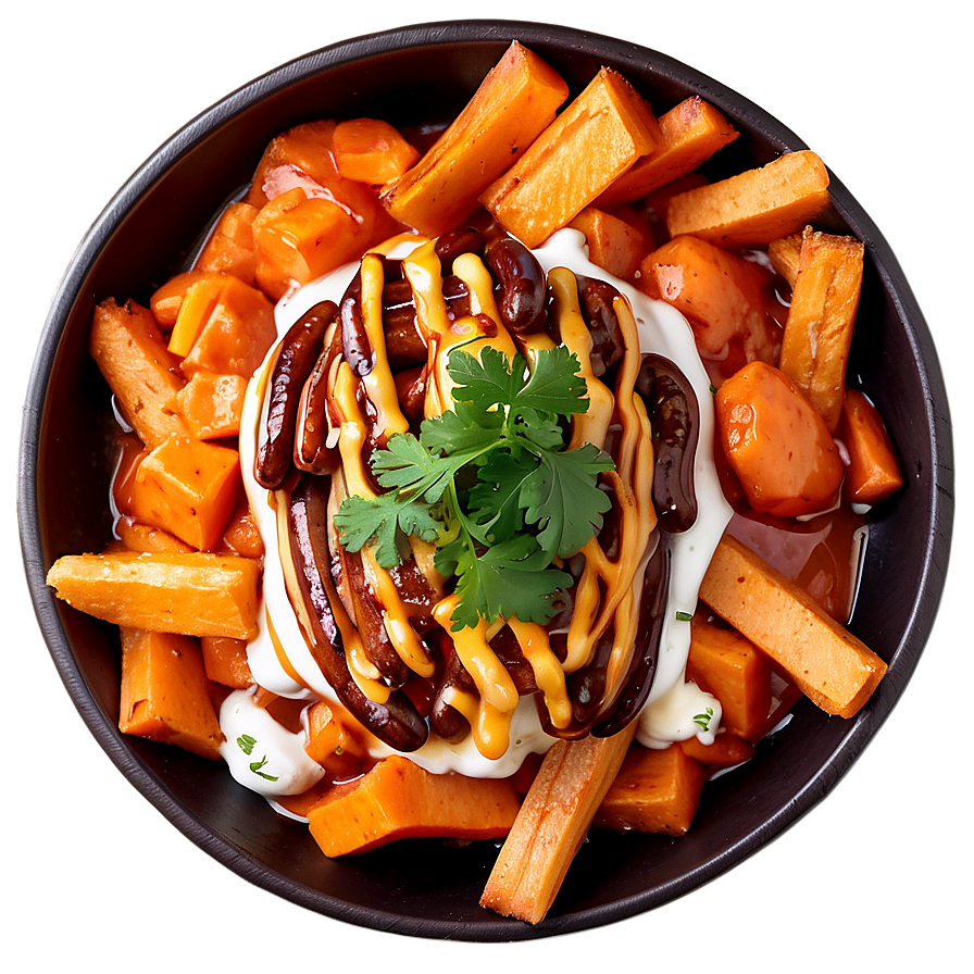 Sweet Potato Poutine Variation Png Qvi28