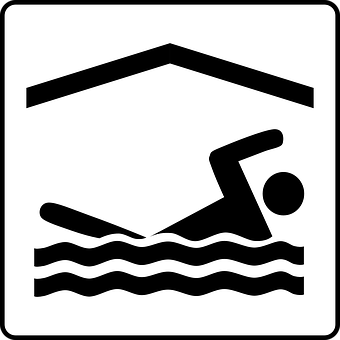 Swimming Symbol Icon PNG with transparent background