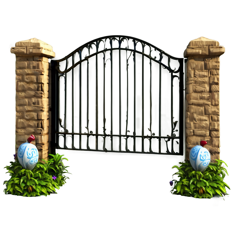 Swinging Garden Gate Png Pkc58