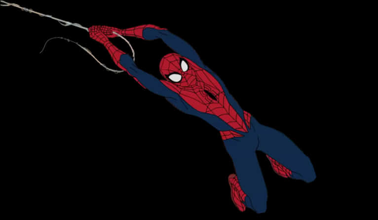 Swinging Spiderman Animated