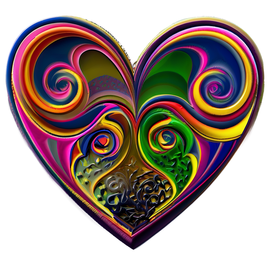 Swirl Hearts Png 05032024