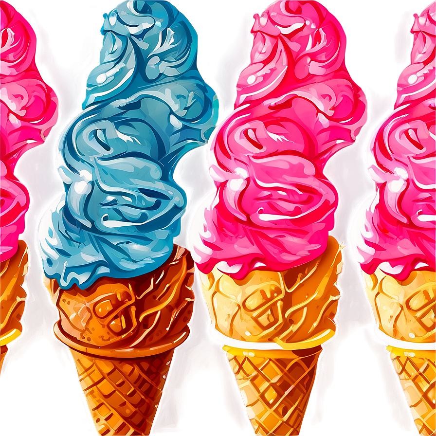 Swirl Ice Cream Cone Png 05252024