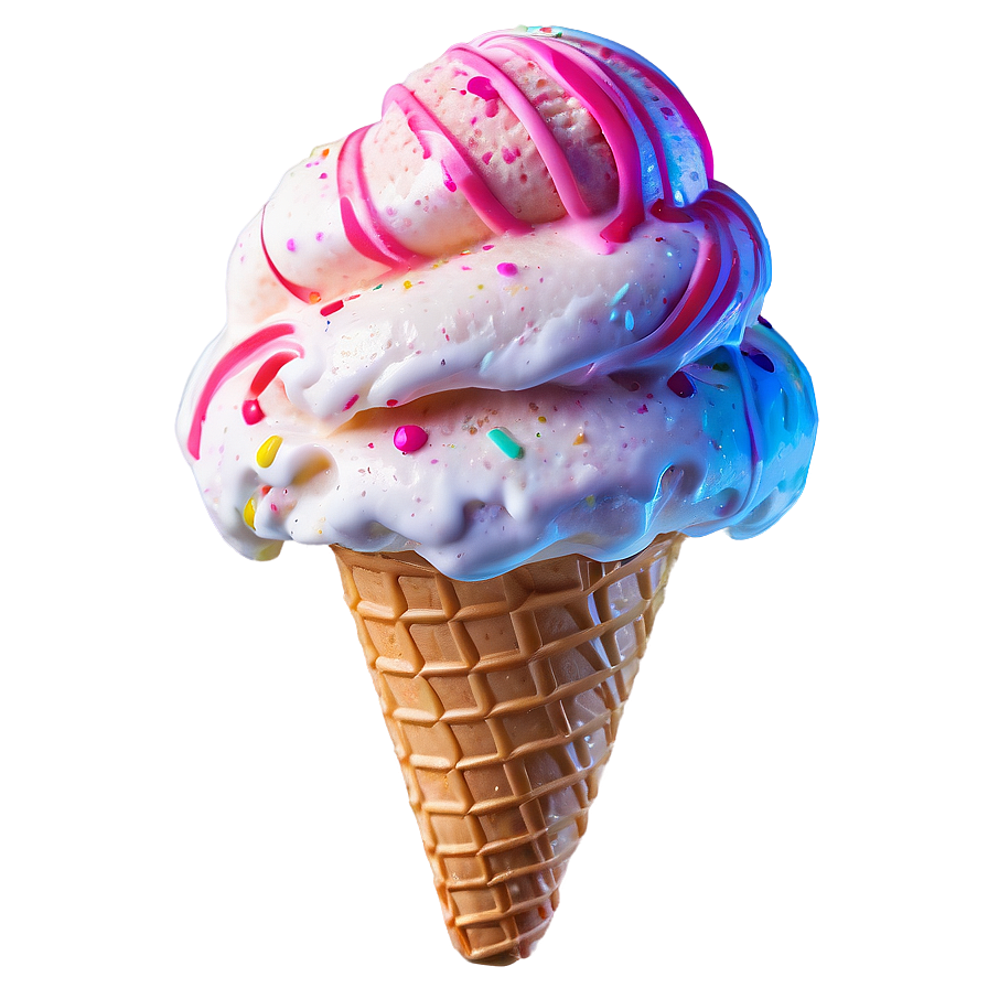 Swirl Ice Cream Cone Png 91