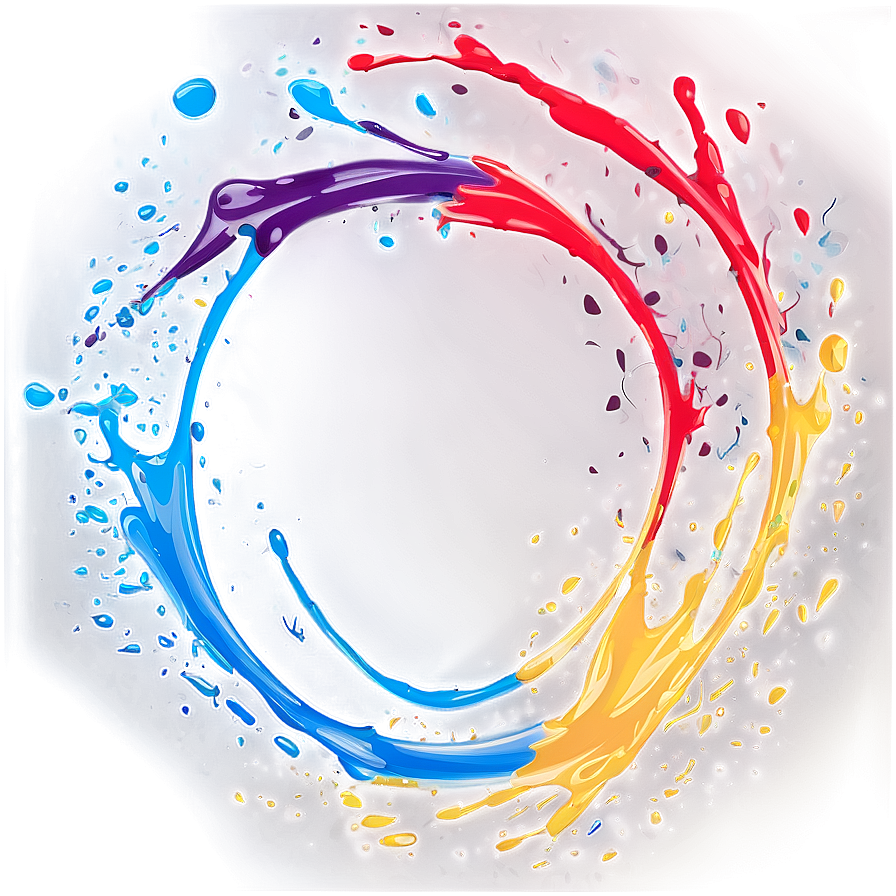 Swirl Paint Splatter Png Gdt