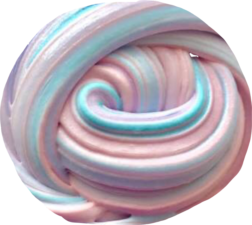 #sticker #fluffy Slime #slimetime #freetoedit - Swirl Slime, HD Png Download PNG with transparent background
