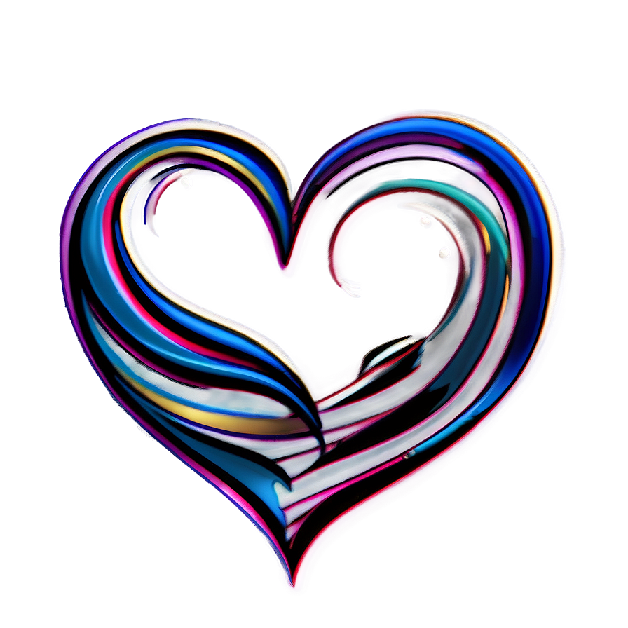 Swirling Heart Tattoo Png C