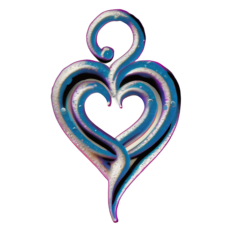 Swirling Heart Tattoo Png D