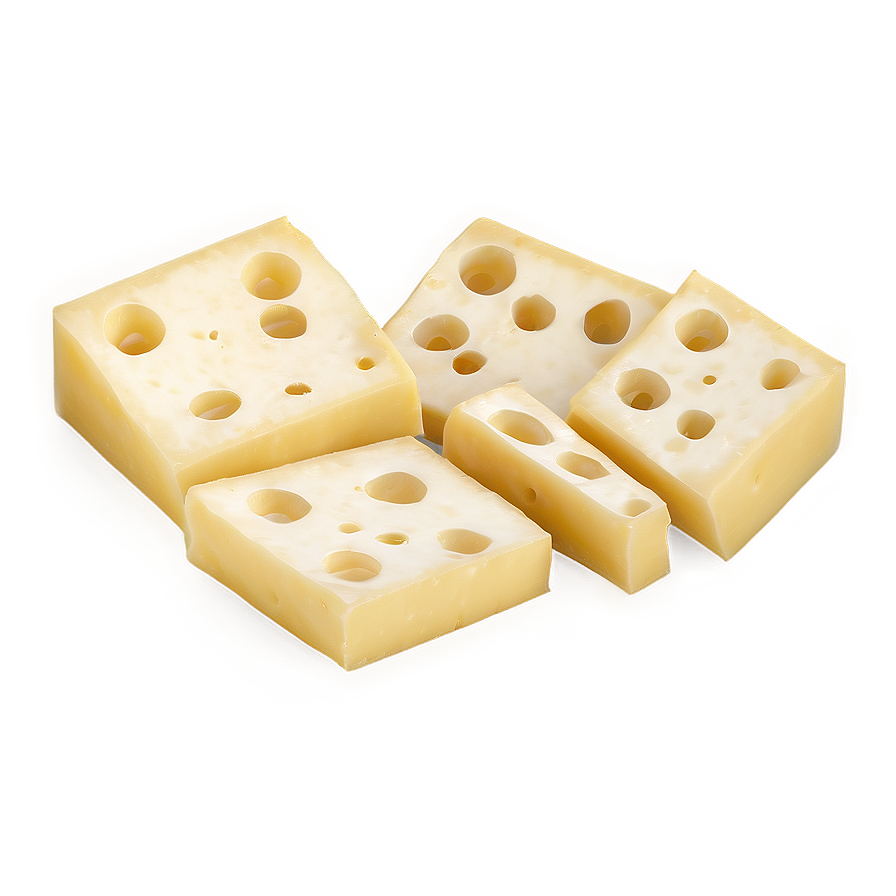 Swiss Cheese Chunks Png 69