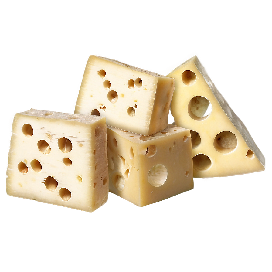 Swiss Cheese Chunks Png Ykm22