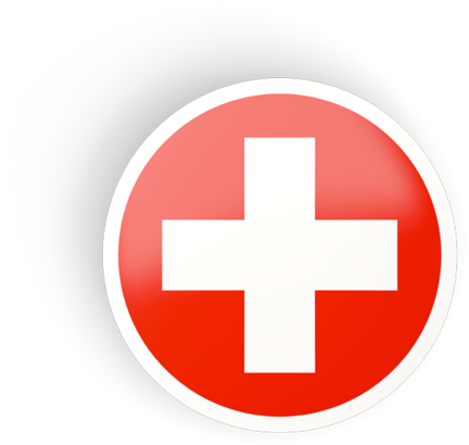 Round Concave Icon - Switzerland Flag Round Png, Transparent Png PNG with transparent background