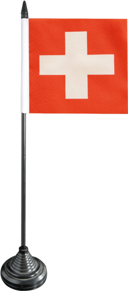 Switzerland Table Flag - Drapeau De La Tunisie Png, Transparent Png PNG with transparent background
