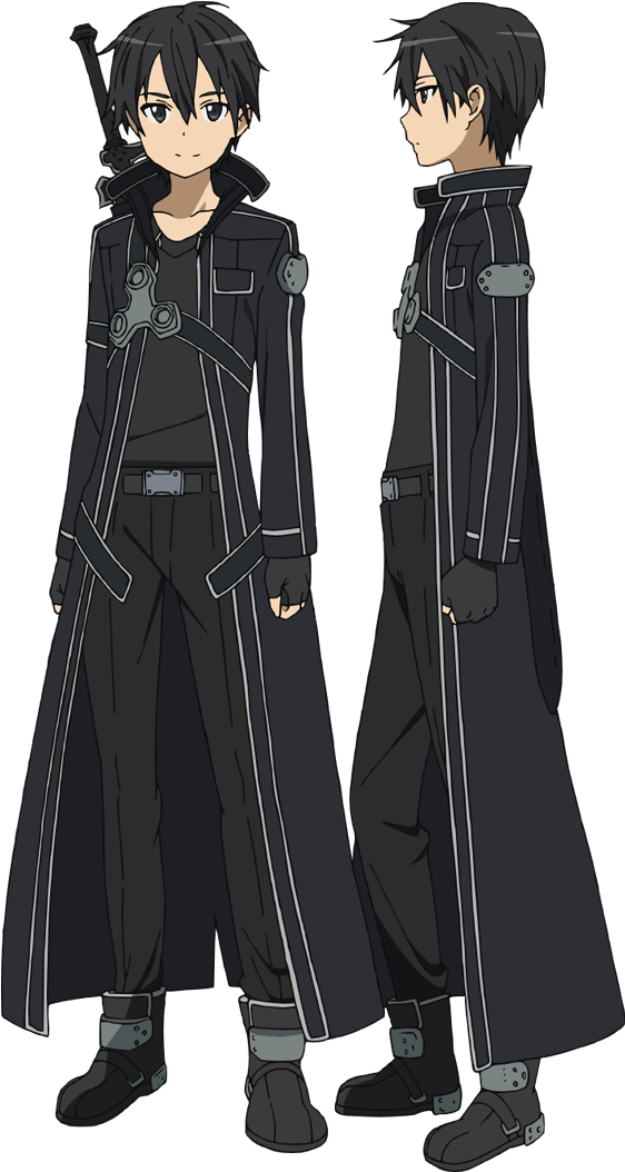 Sword Art Online Kirito Character Design