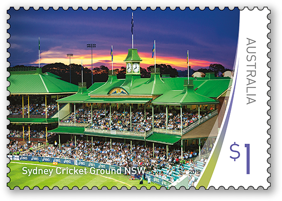 Sydney Cricket Ground Stamp PNG with transparent background
