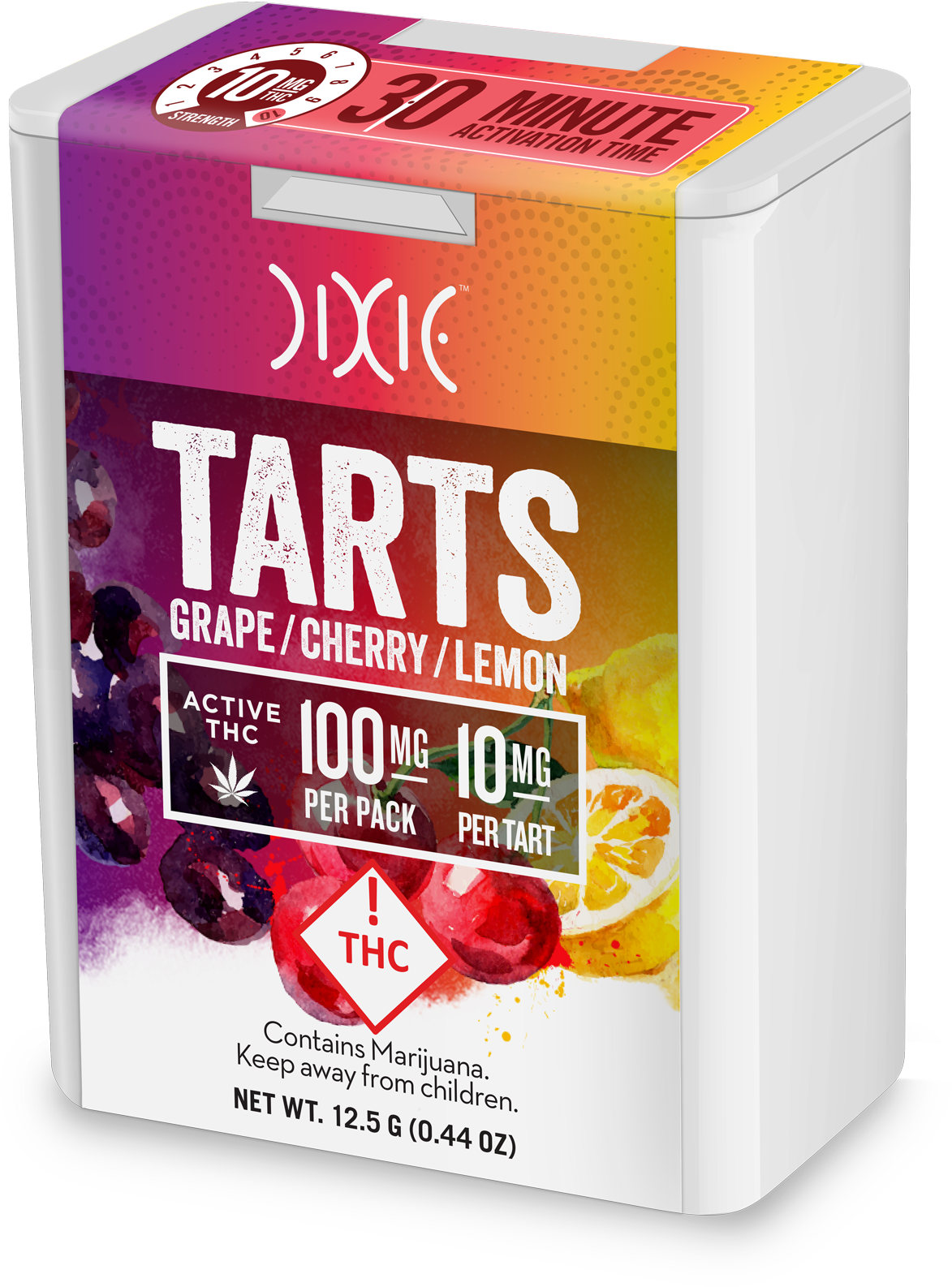 T H C Infused Tarts Packaging