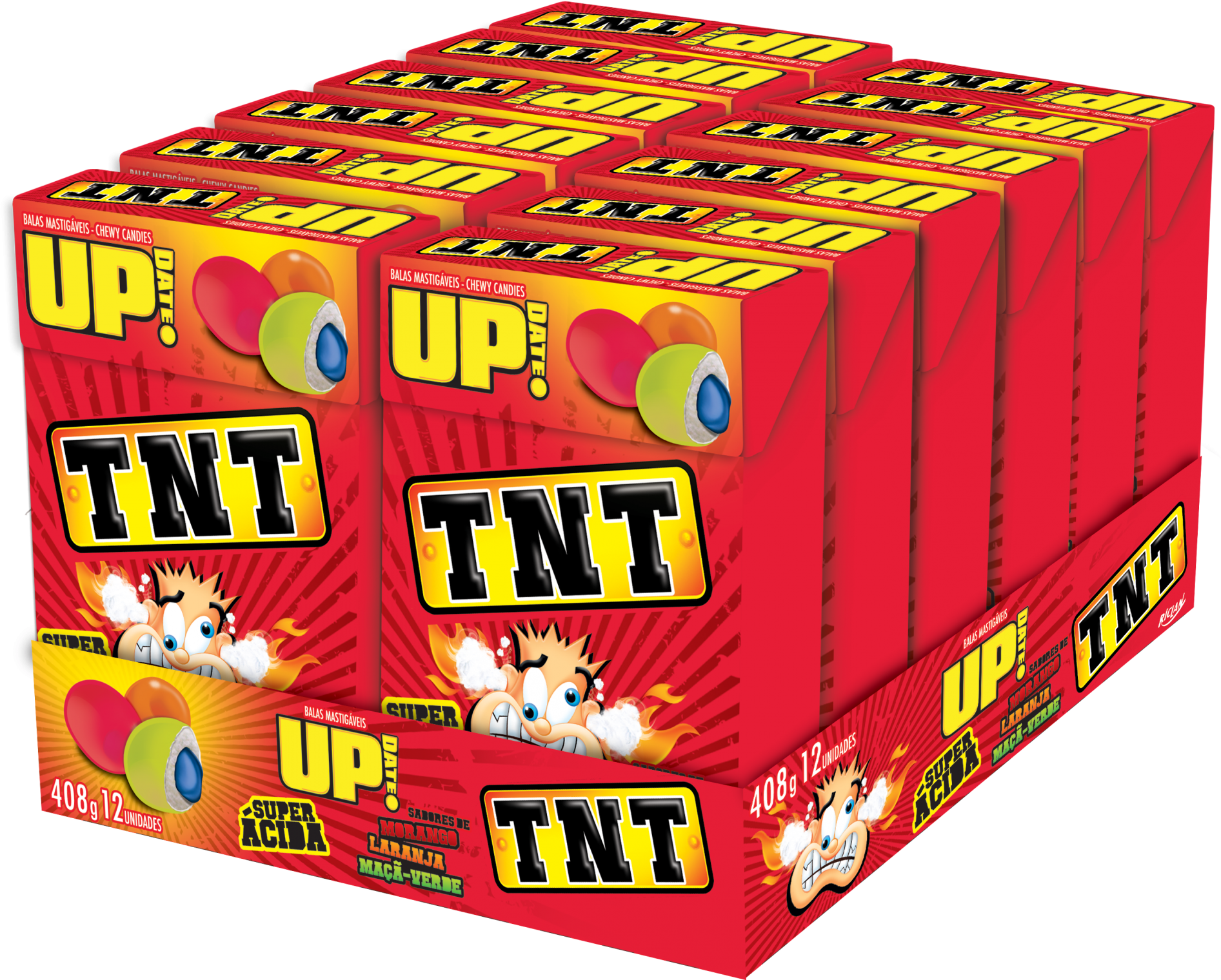 T N T Candy Boxes Display