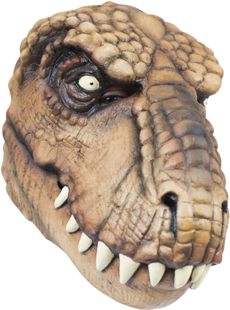 T Rex Head Sculpture Jurassic Park PNG with transparent background