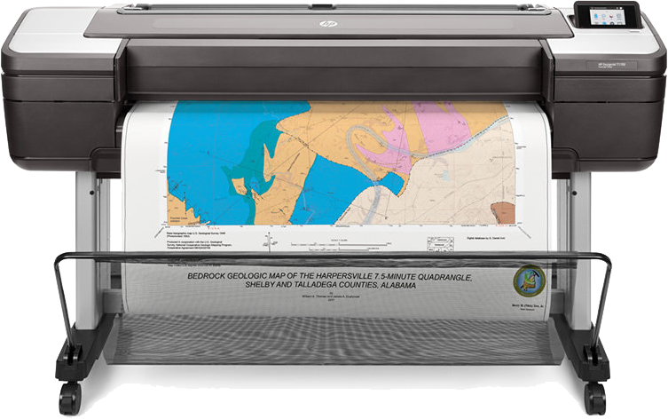 T1700 - Hp Designjet T1700 44 Postscript Printer, HD Png Download PNG with transparent background