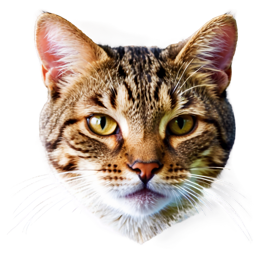 Tabby Cat Face Png 06122024