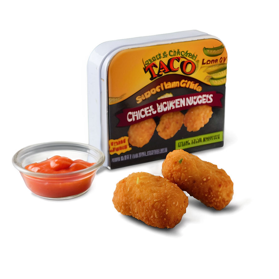 Taco Flavored Chicken Nuggets PNG 88 PNG with transparent background