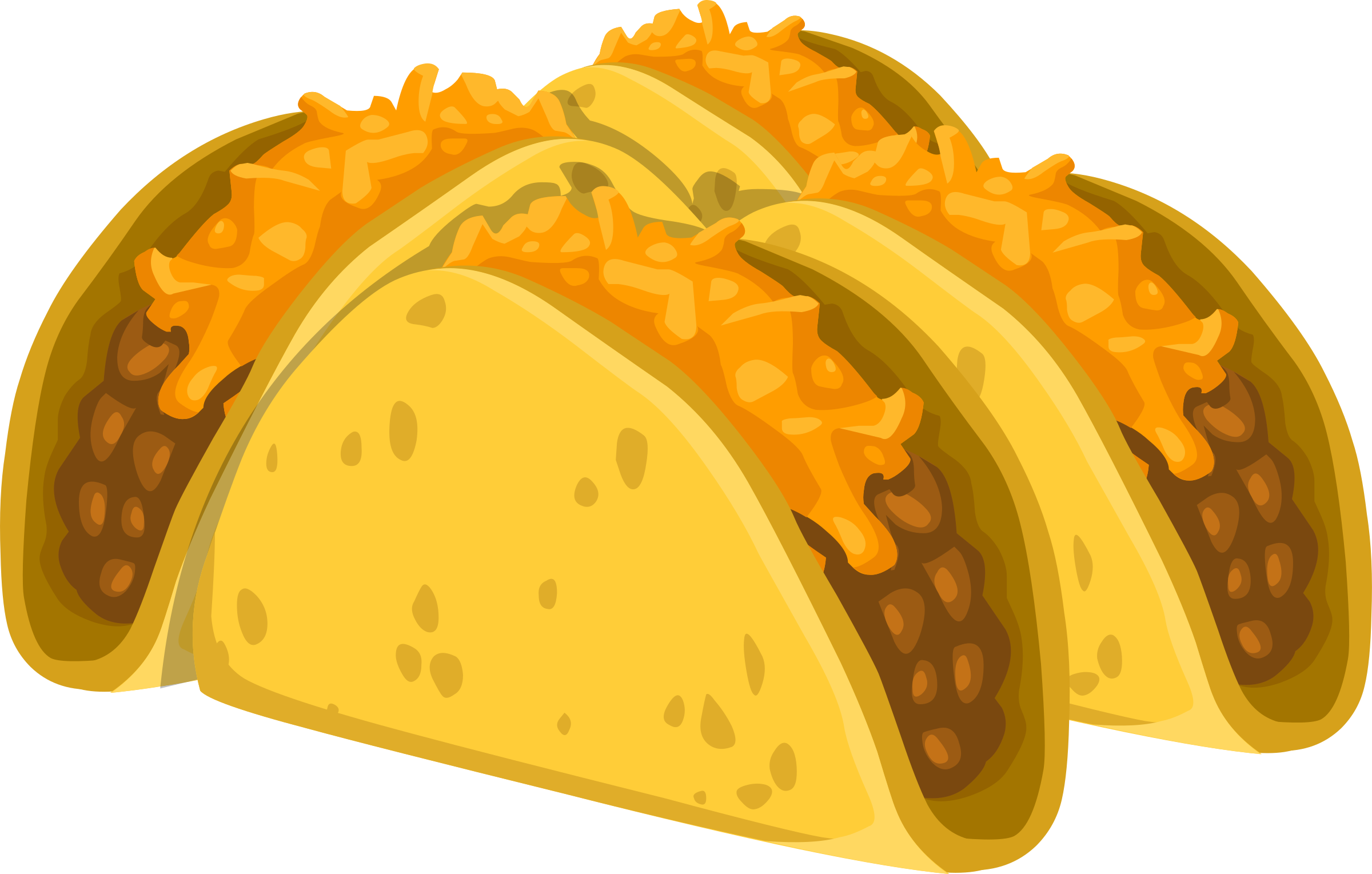 Free Tacos Clip Art - Taco Tuesday, HD Png Download PNG with transparent background