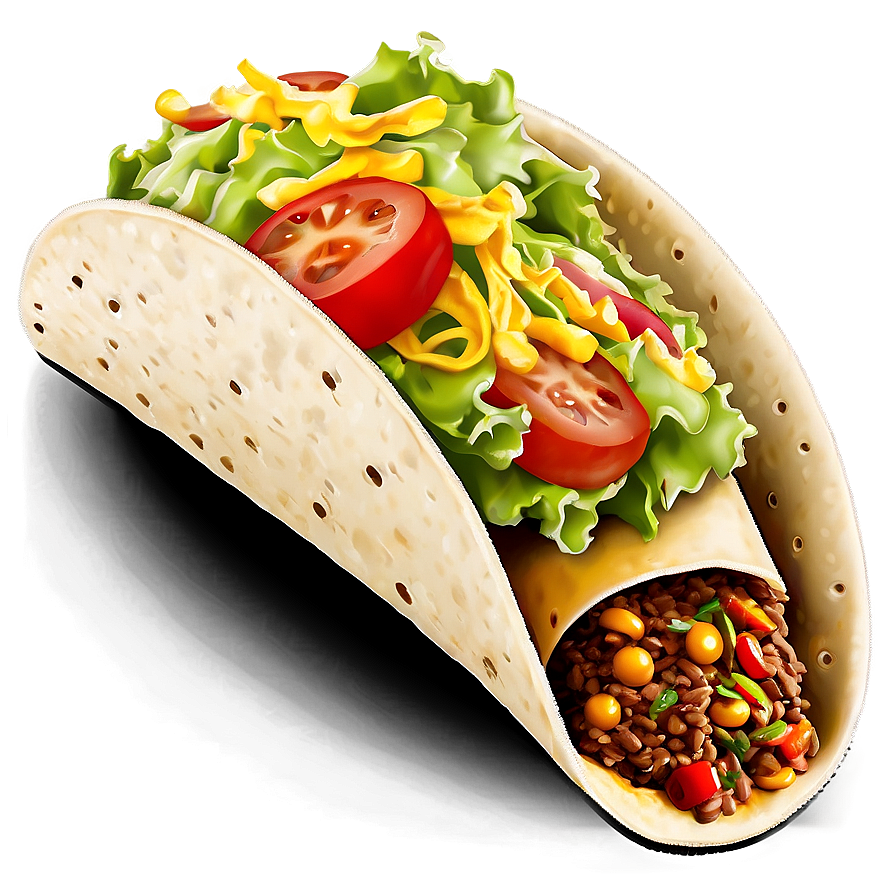 Taco Vector Clipart Png 27