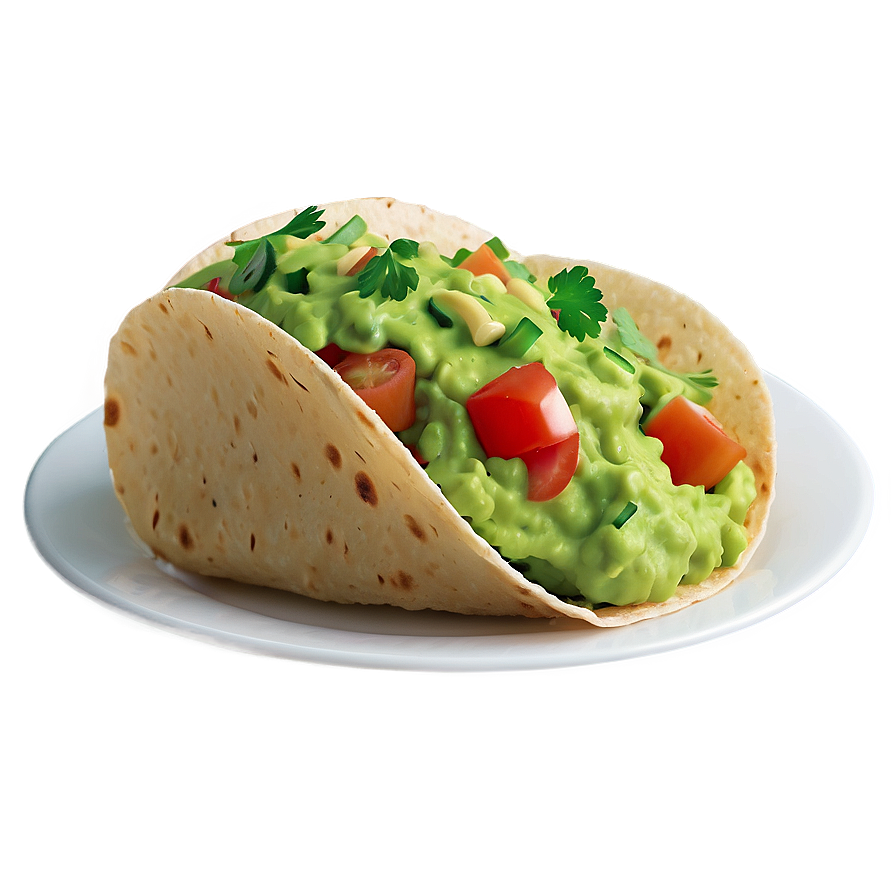 Taco With Guacamole Clipart Png 47