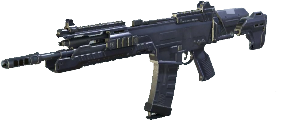 Tactical Assault Rifle Isolated