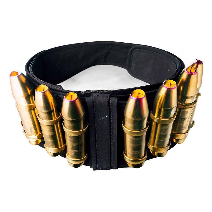 Tactical Bullet Belt Png 06272024