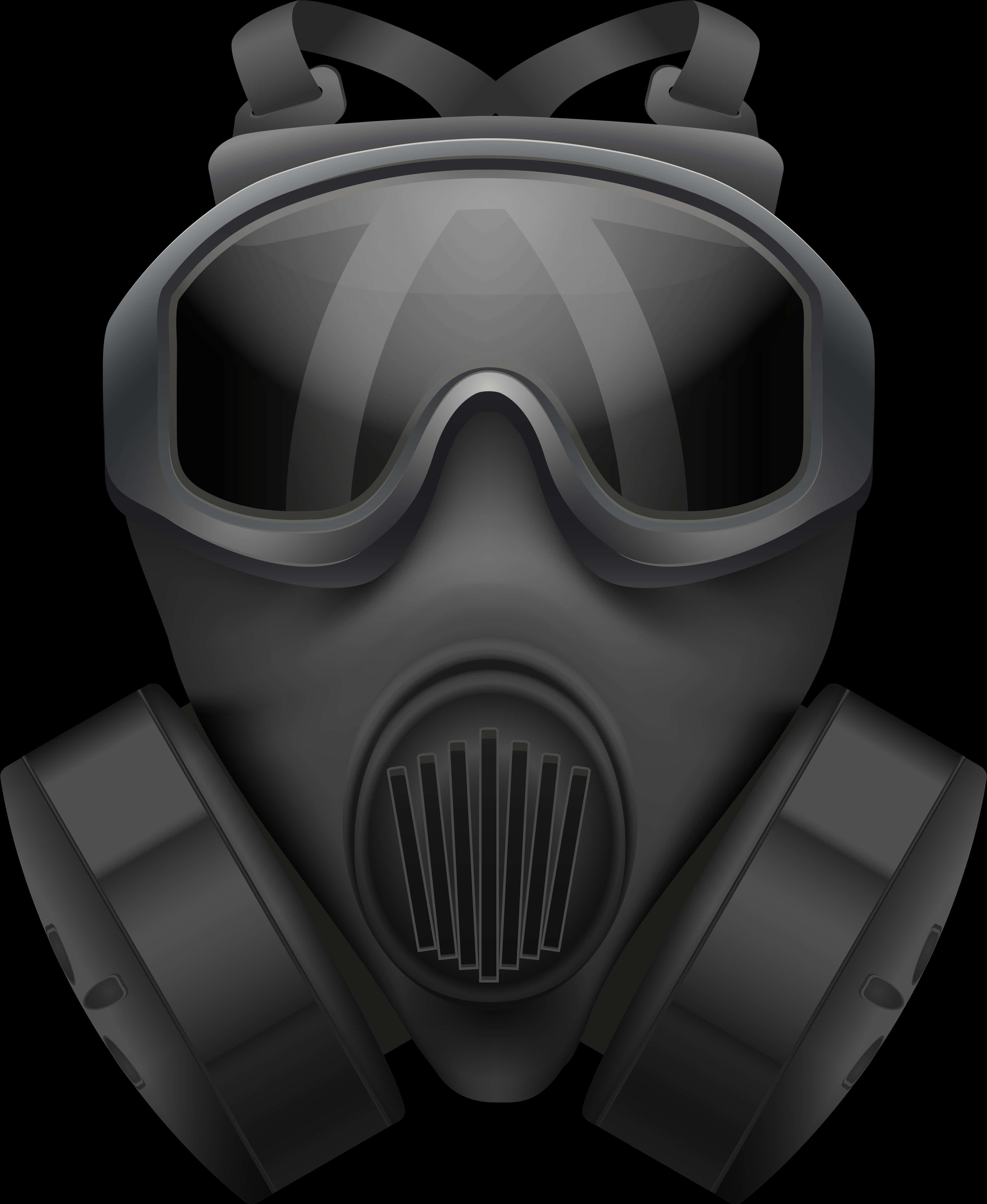 Tactical Gas Mask Vector Illustration