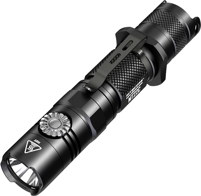 Tactical L E D Flashlight Black