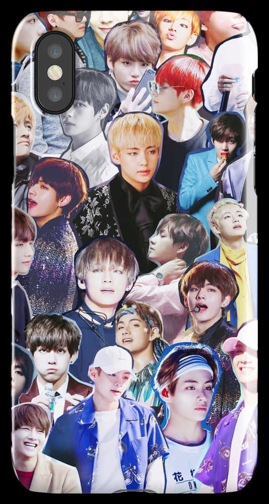 Taehyung Collage Phone Case Design