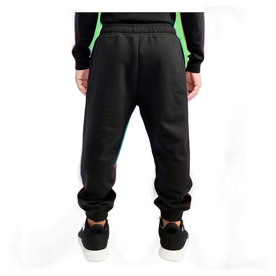 Tailored Black Sweatpants Png Ngg