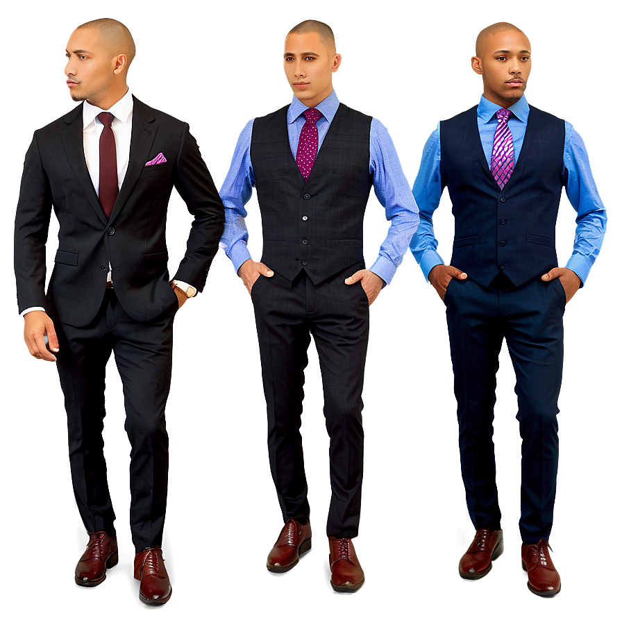 Tailored Suit And Knit Tie Png Mtd66