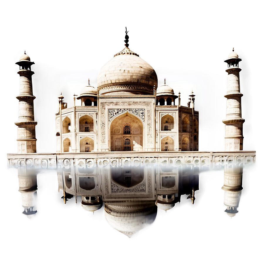 Taj Mahal And Blue Sky Png Rnj