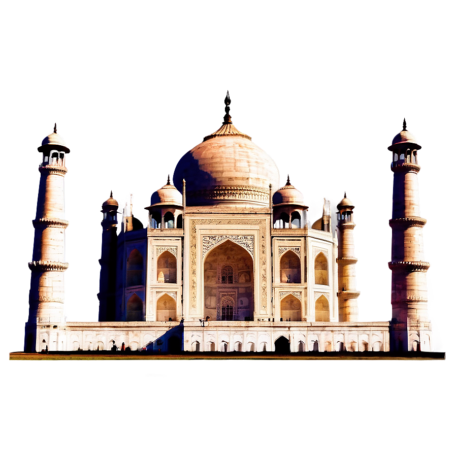 Taj Mahal In Autumn Season Png Ape