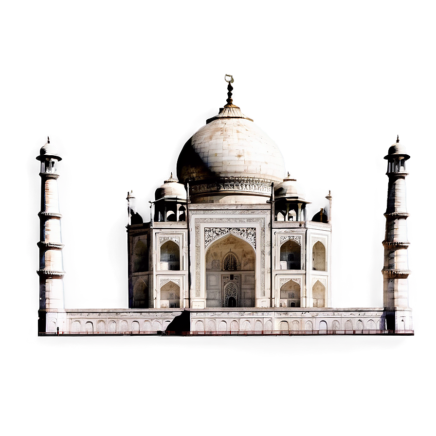 Taj Mahal India PNG dip PNG with transparent background