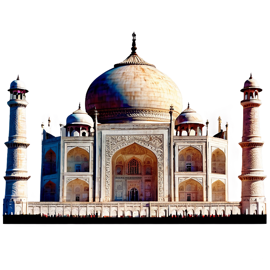 Taj Mahal Symmetry Architecture Png Qwv14