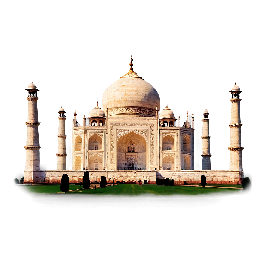 Taj Mahal Under Moonlight Png Gys